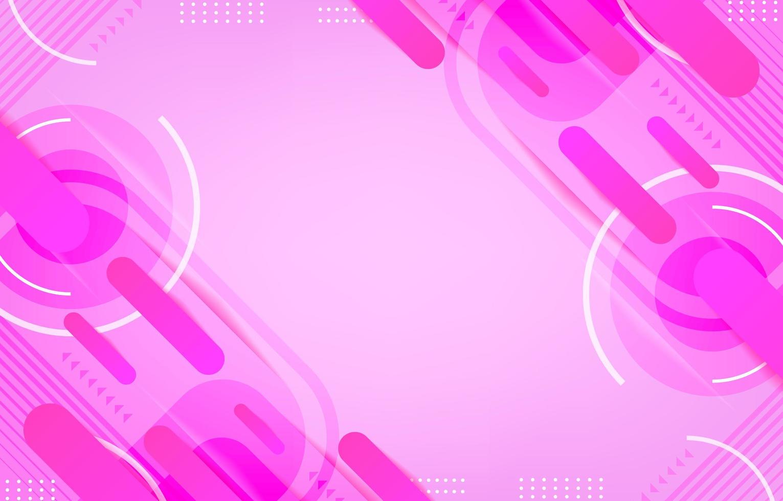 Abstract Geometric Pink Background vector
