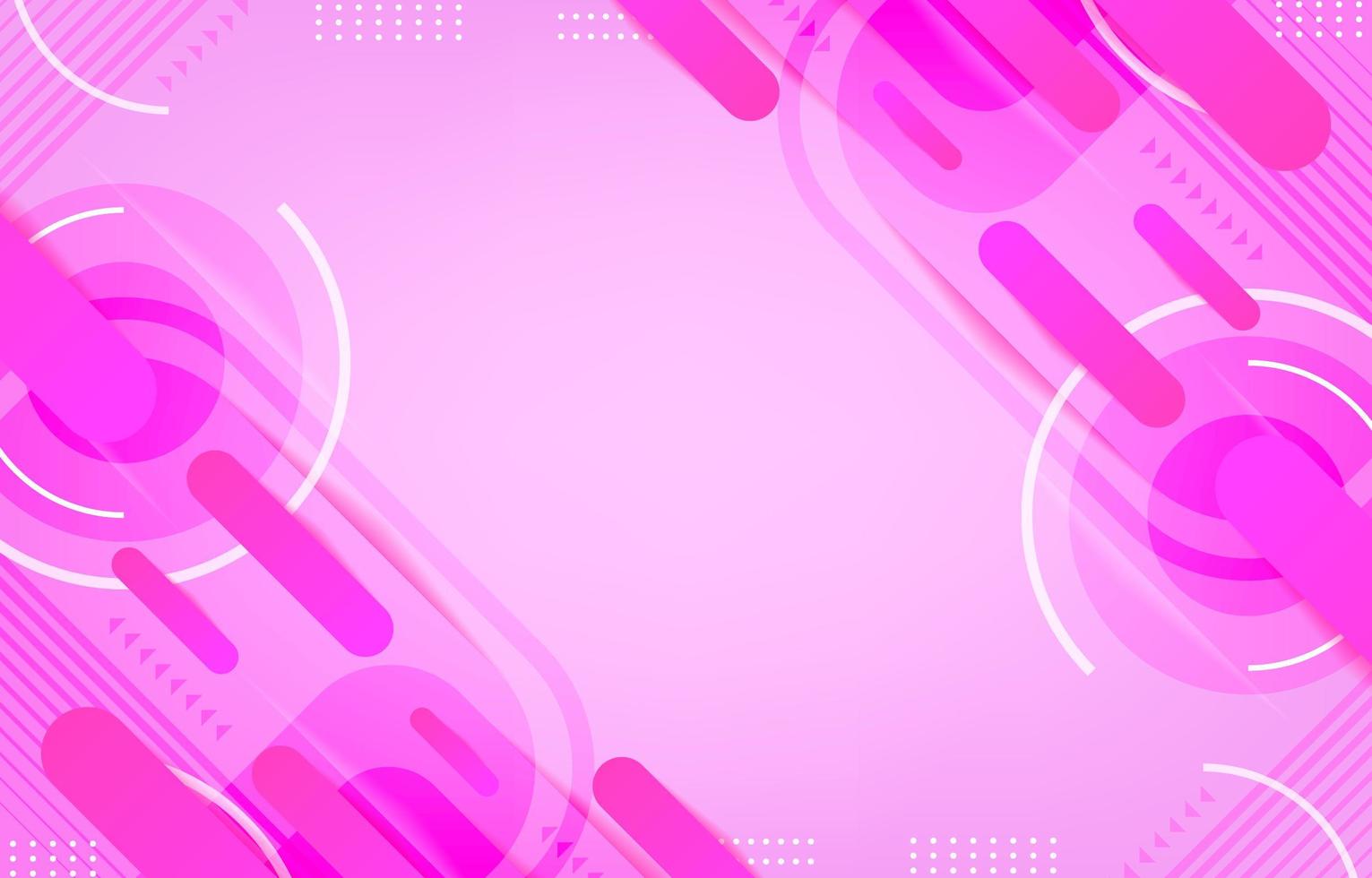 Abstract Geometric Pink Background vector