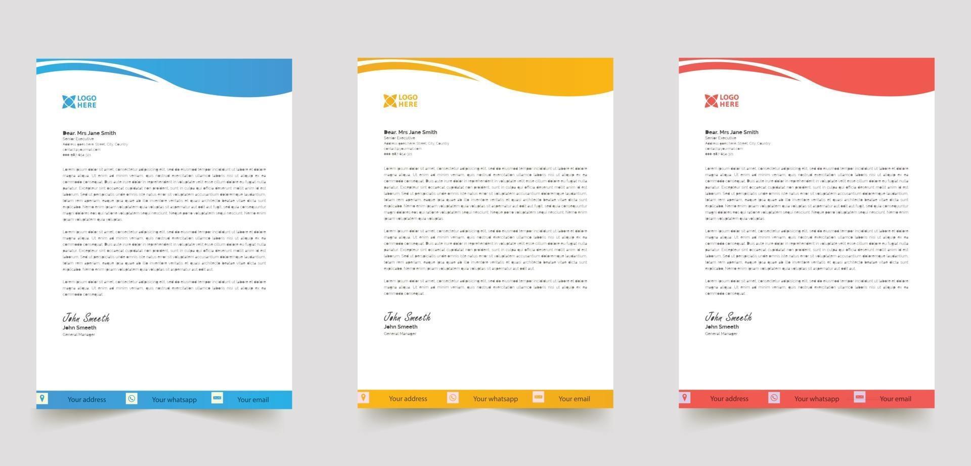 Letterhead Background Vector Art, Icons, and Graphics for Free Download