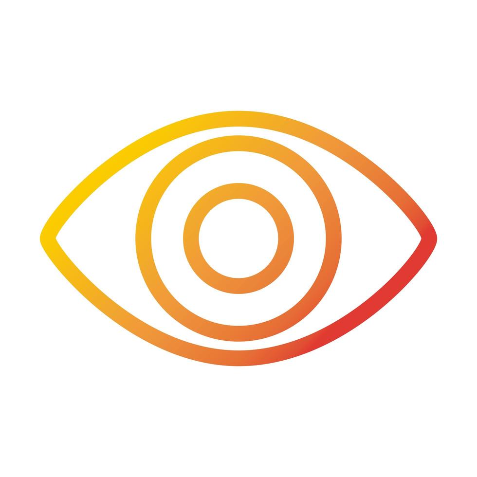surveillance internet web technology interface gradient style icon vector