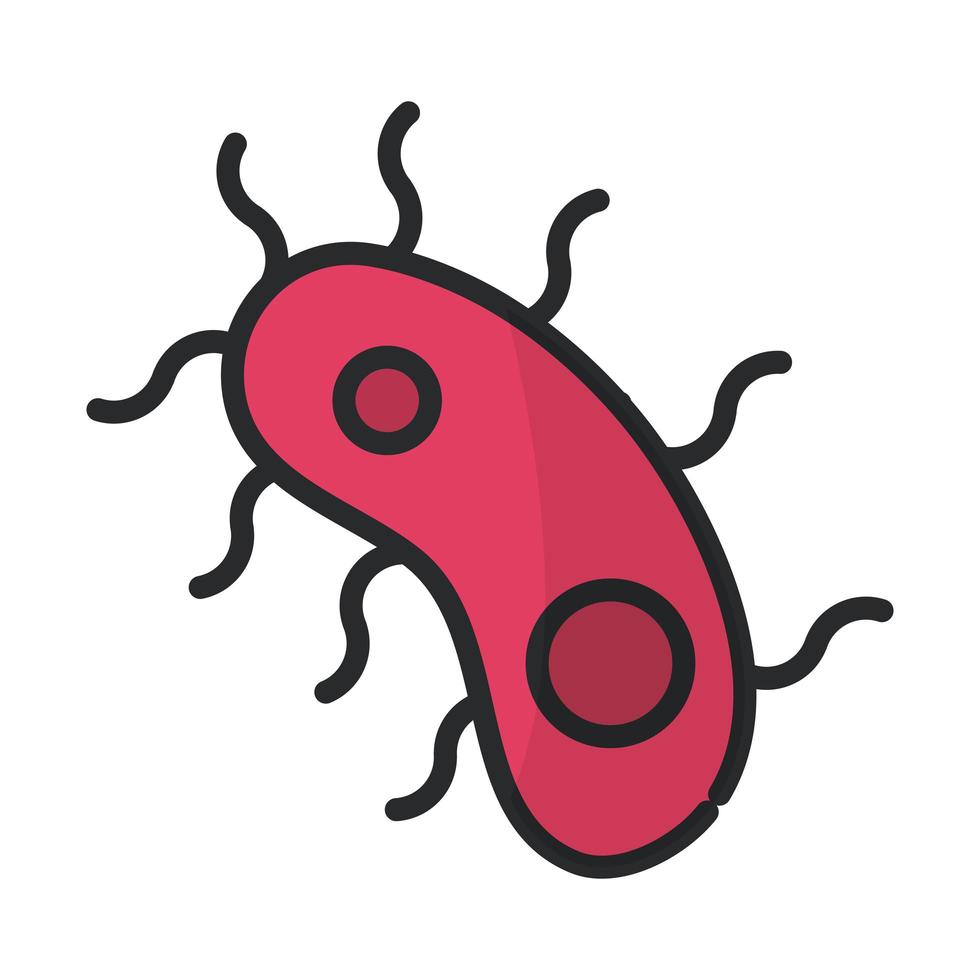 virus danger infection health care equipment medical line and fill icon vector
