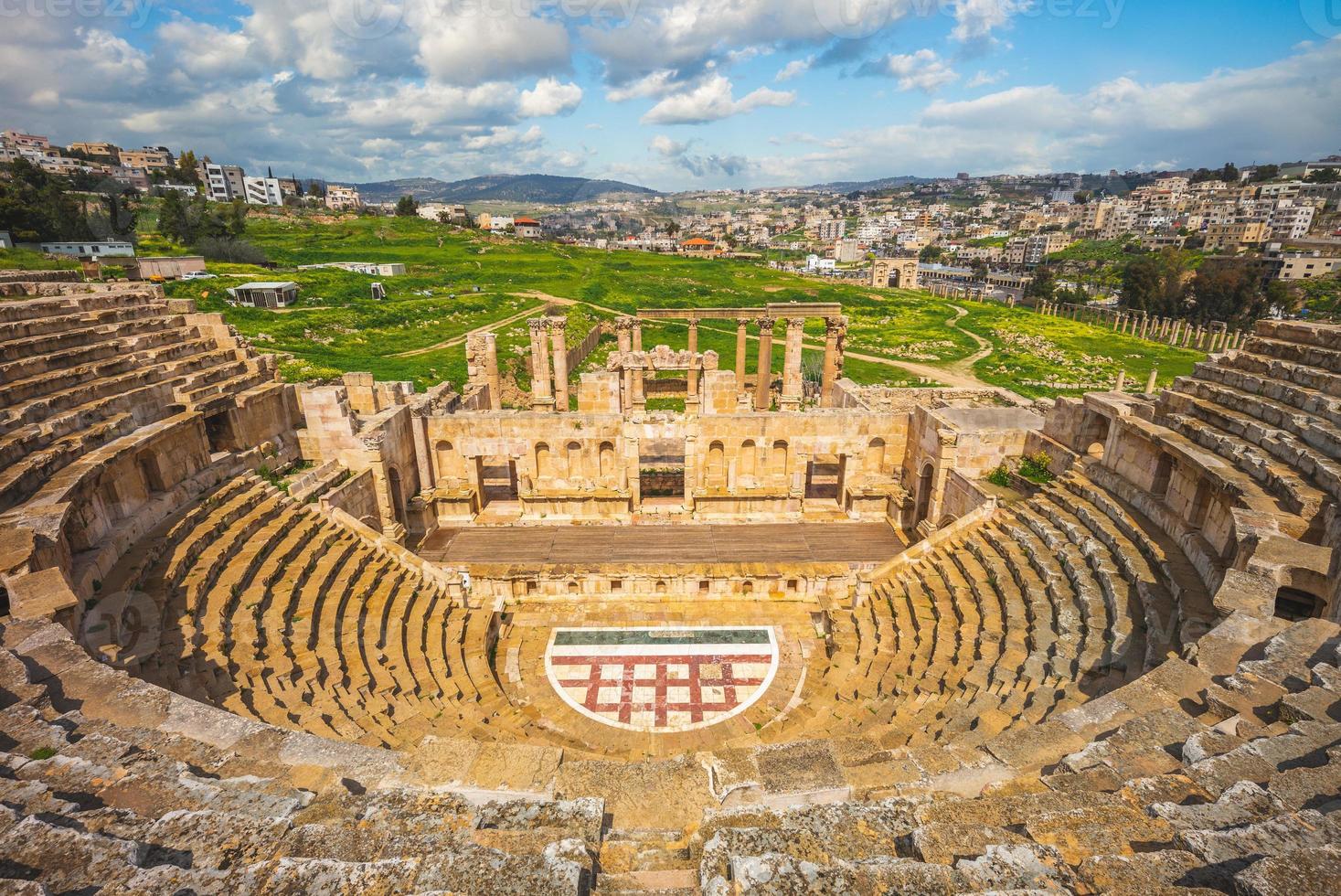 Teatro Romano de Jerash, cerca de Ammán, Jordania foto