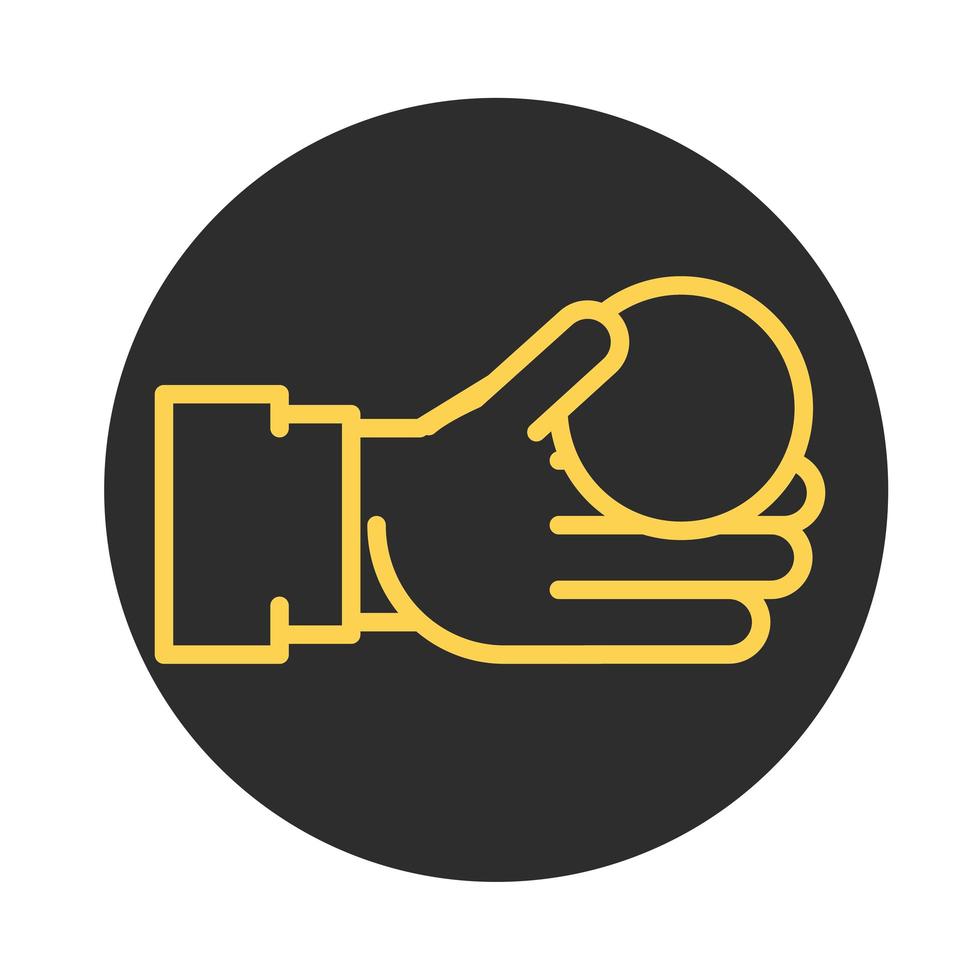iftar meal eid mubarak islamic religious celebration block and line icon vector