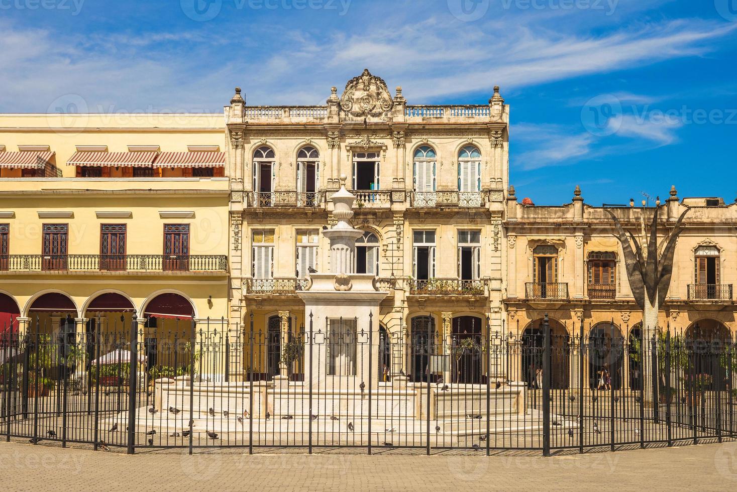 Plaza Vieja Old square in Havana Cuba photo