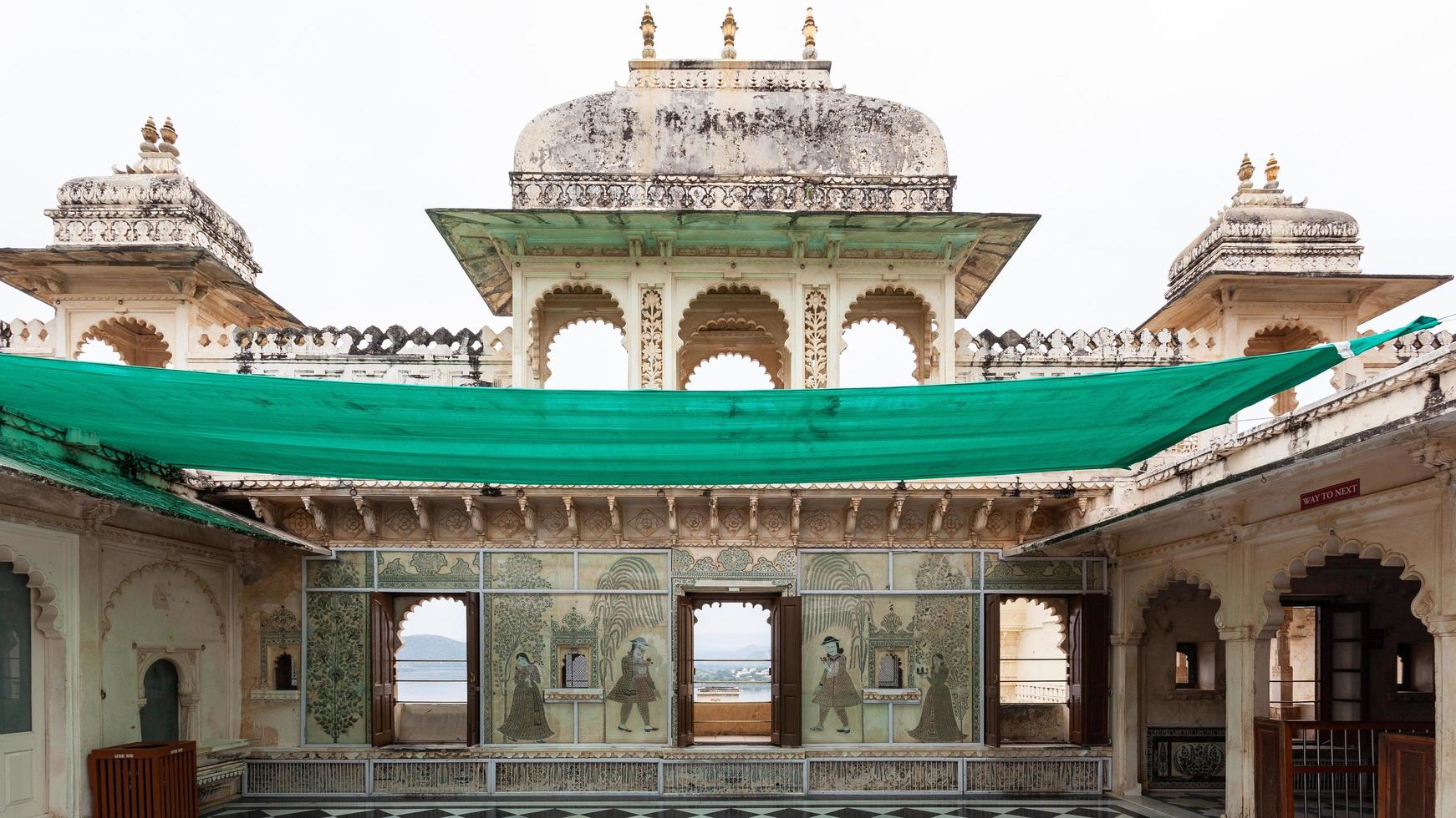 Udaipur City Palace in Rajasthan, India photo