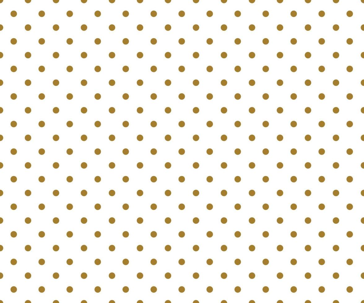 Gold polka dots background vector