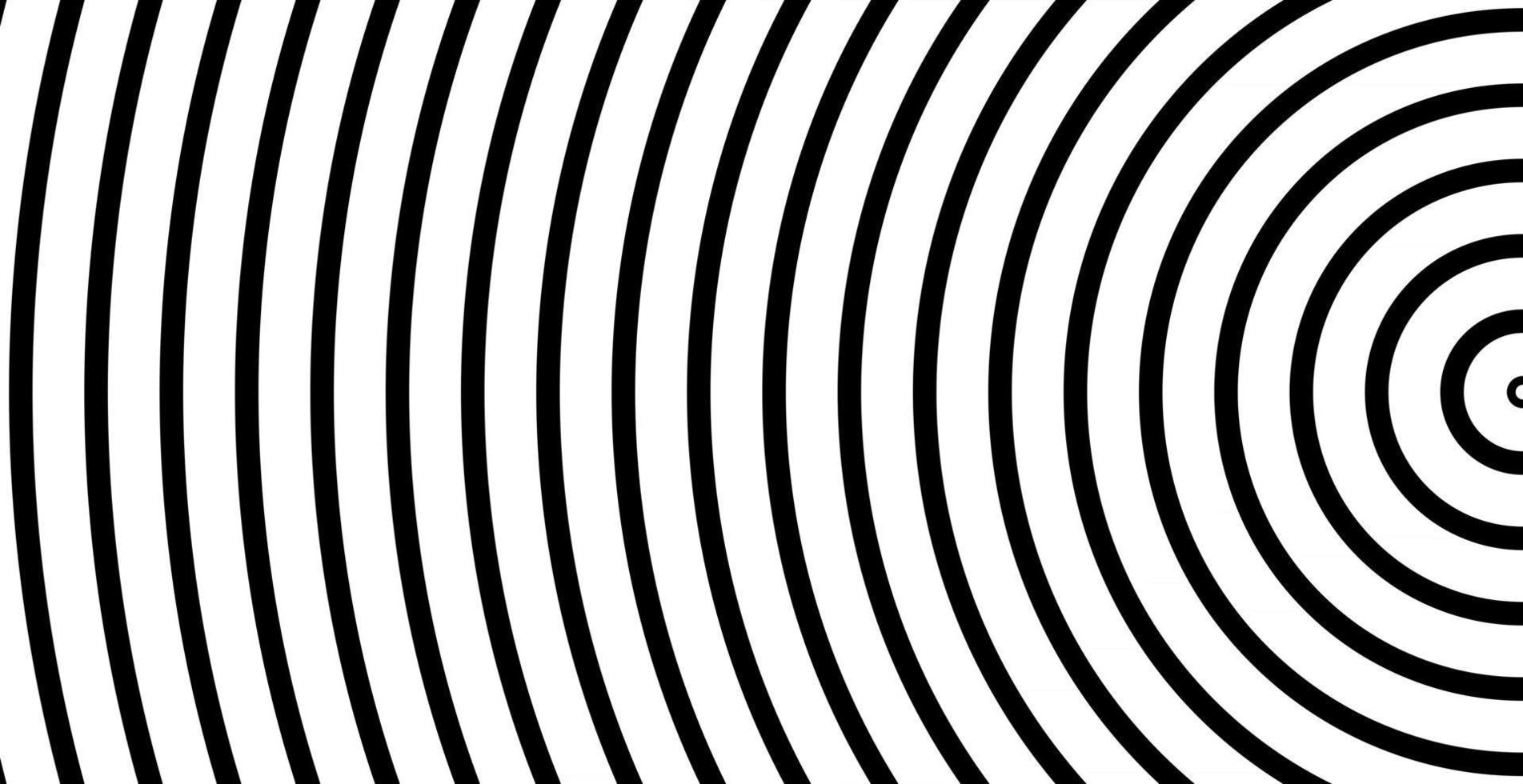 Circle line background sound wave graphics vector