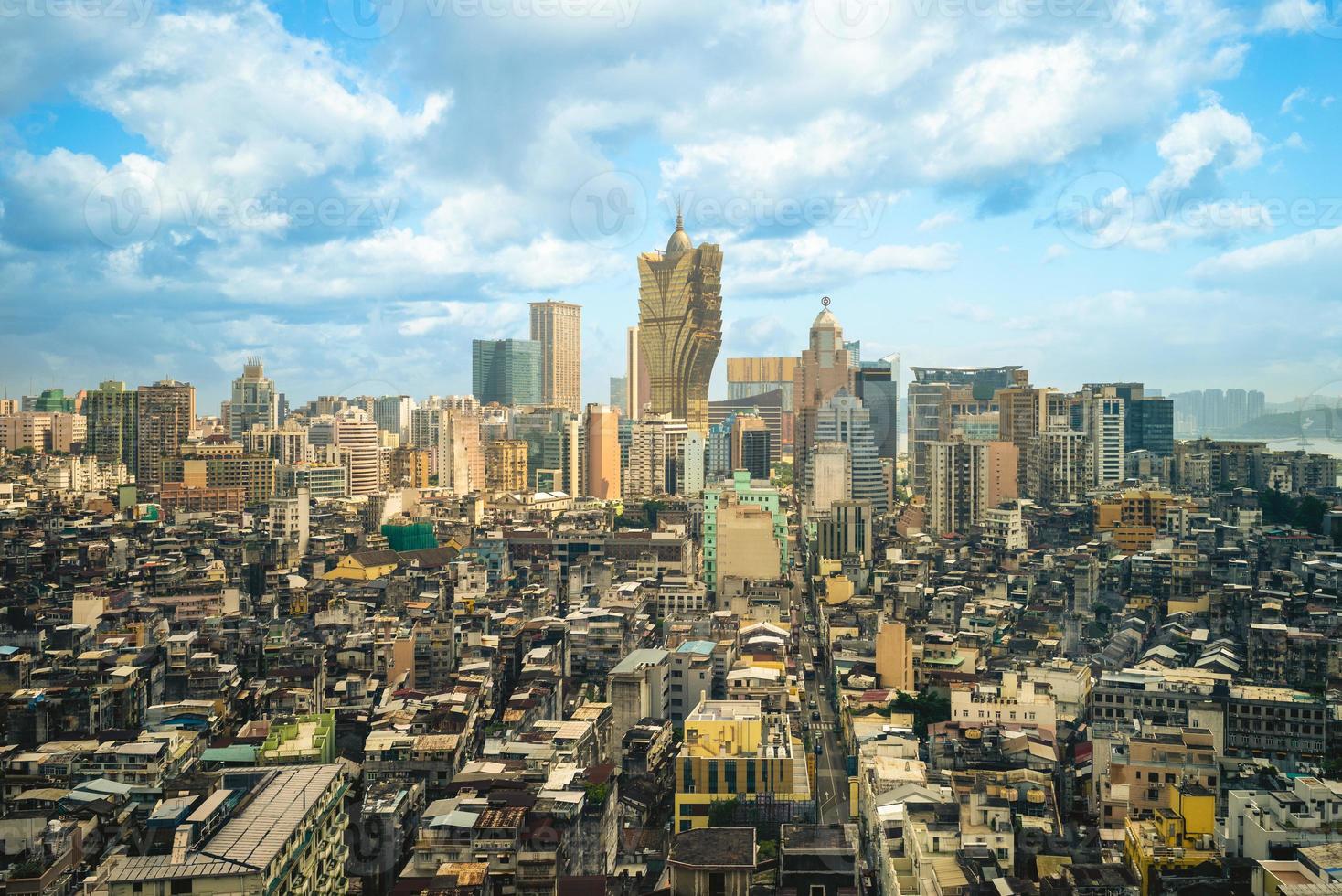 Cityscape of Macau in China photo