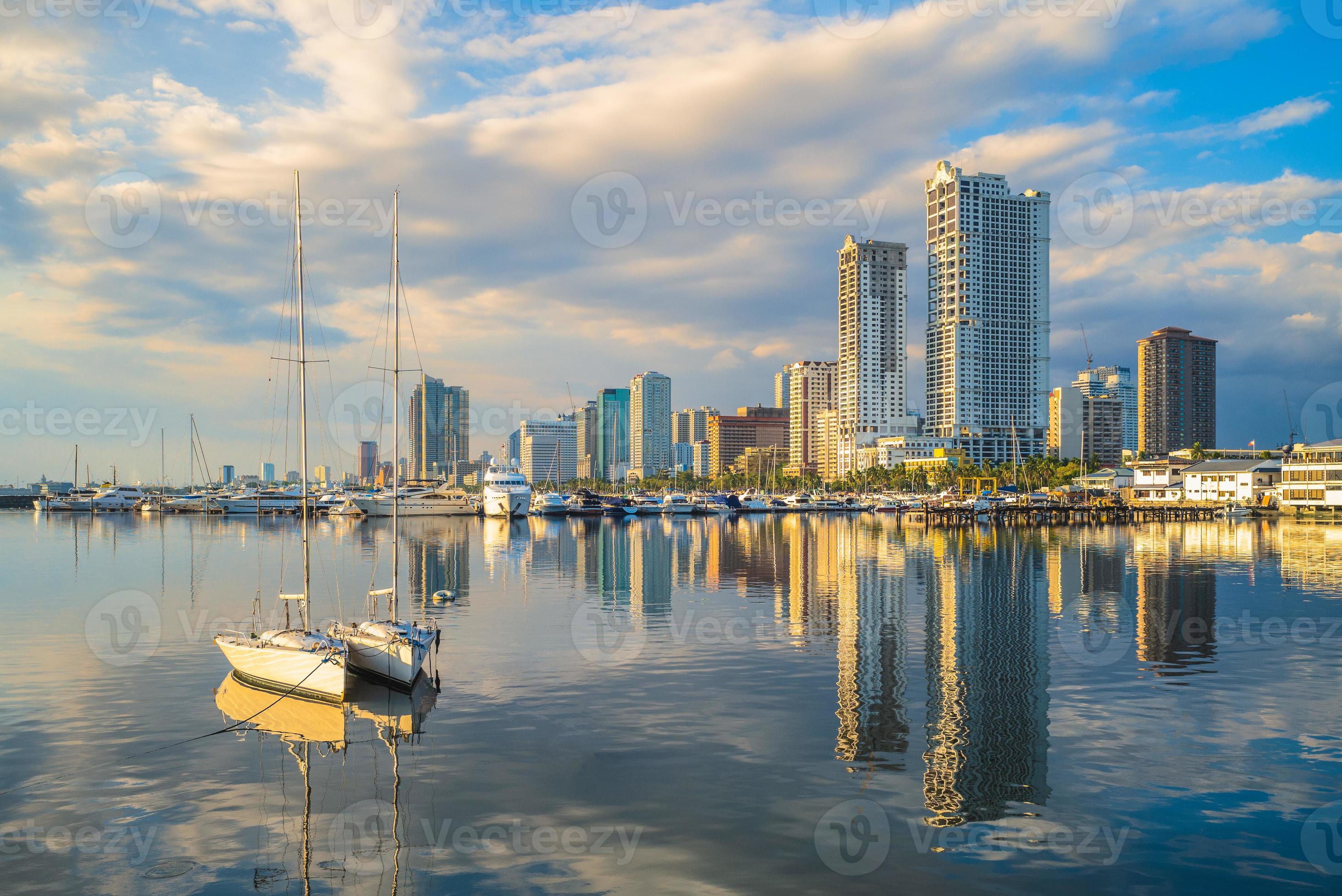 Port of Manila at Manila bay in the Philippines 2557272 Stock Photo at