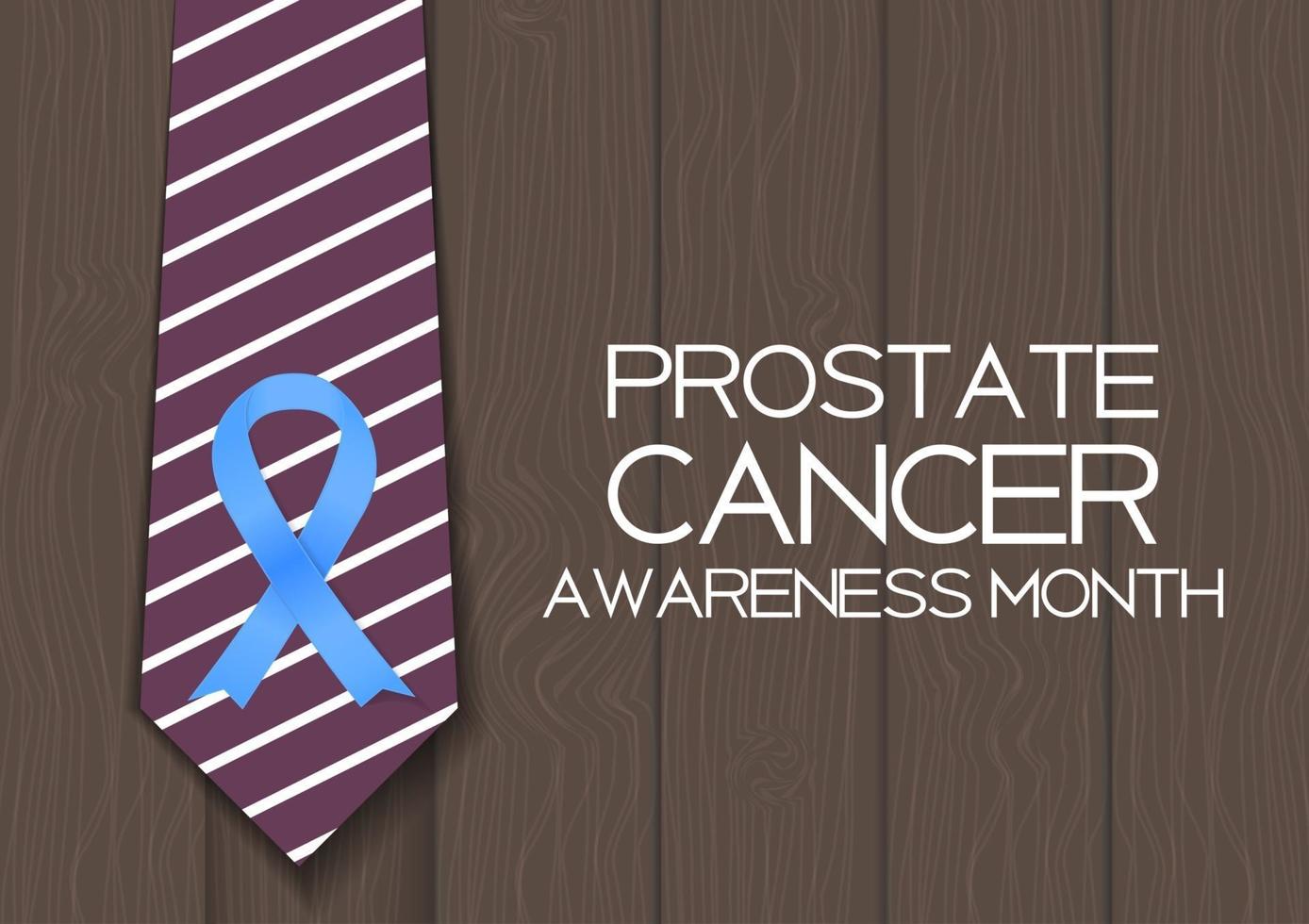 símbolo de la cinta azul del concepto del día mundial de concientización sobre el cáncer de próstata concepto de salud para hombres vector