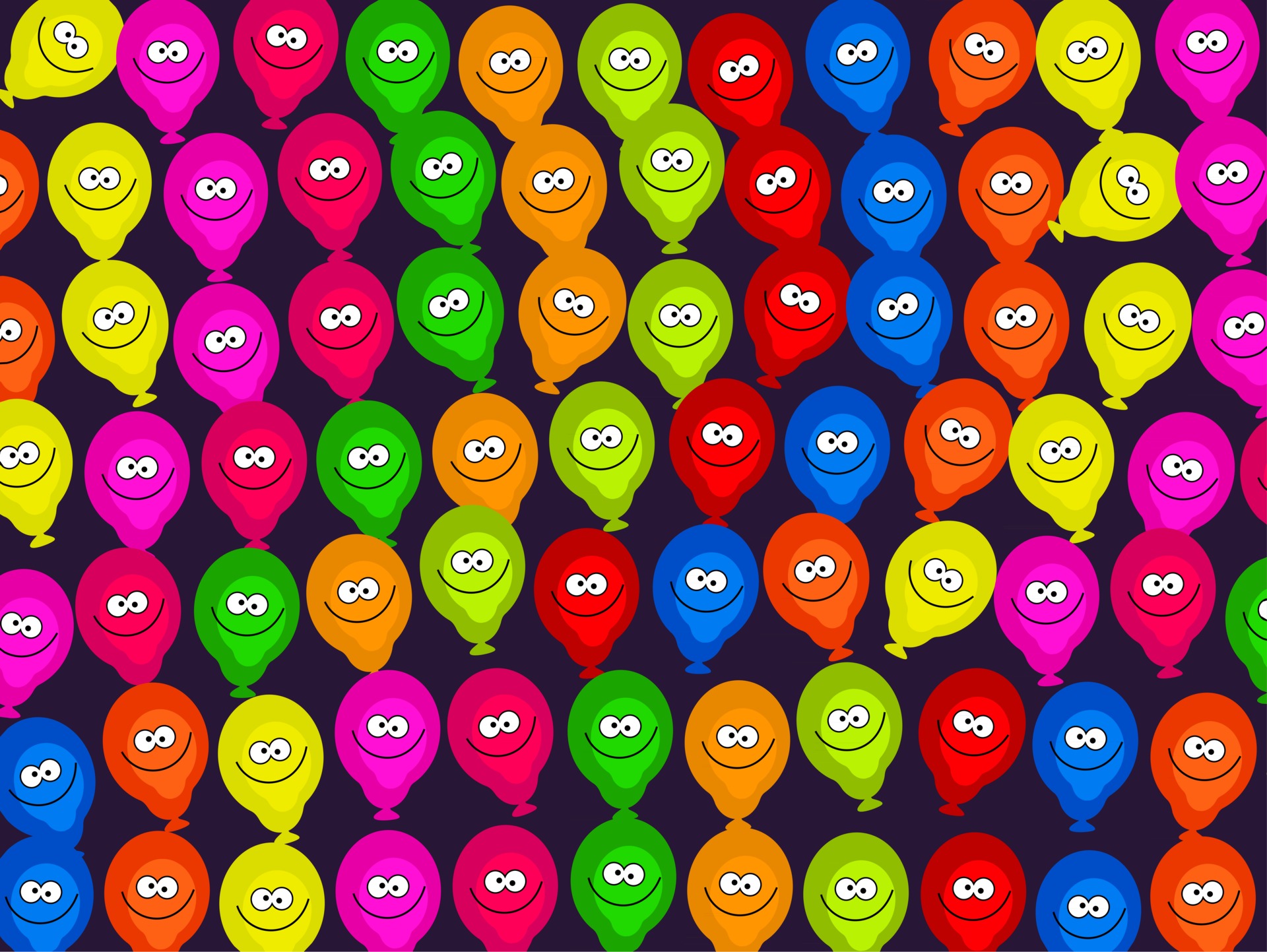Happy Face Balloon Background 2557546 Vector Art at Vecteezy