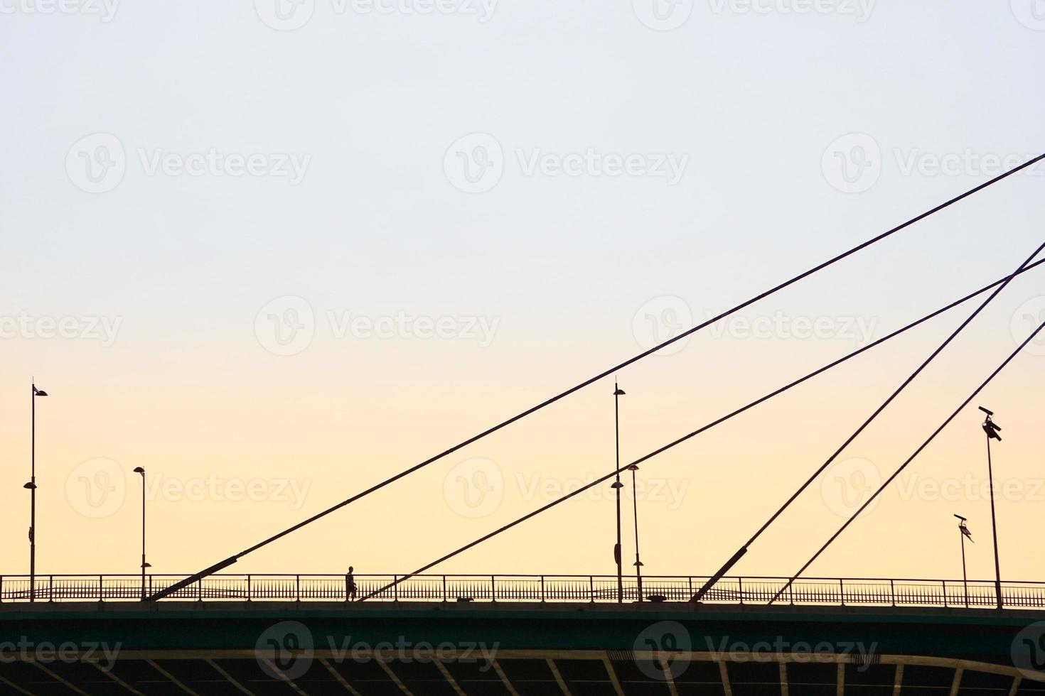 bridge architecture in Bilbao city Spain photo