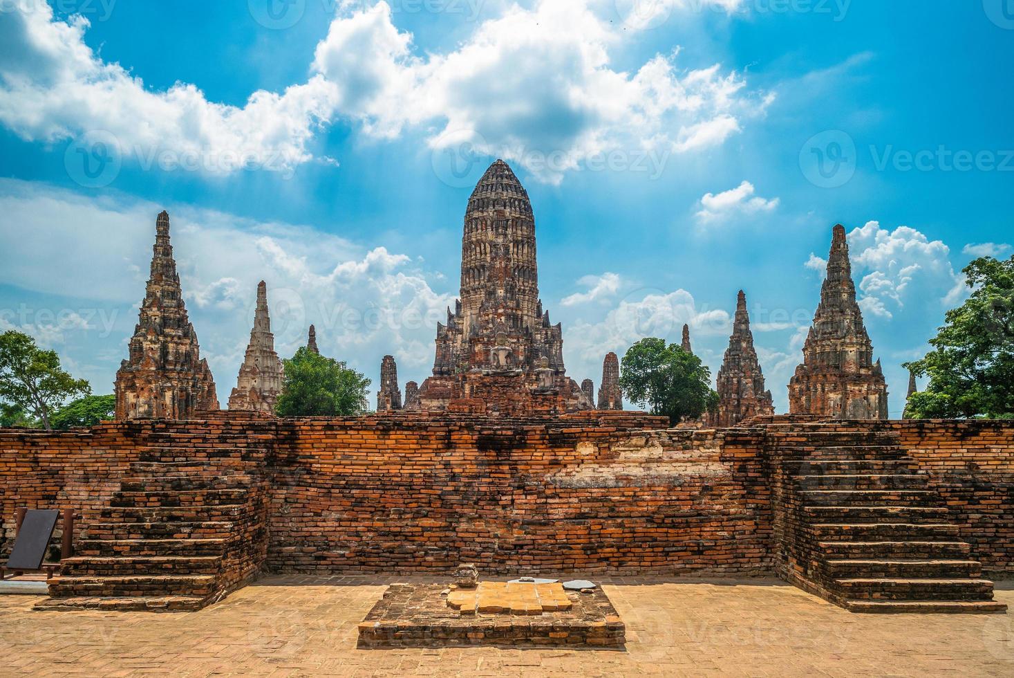 Wat Chaiwatthanaram at Ayutthaya in Thailand photo