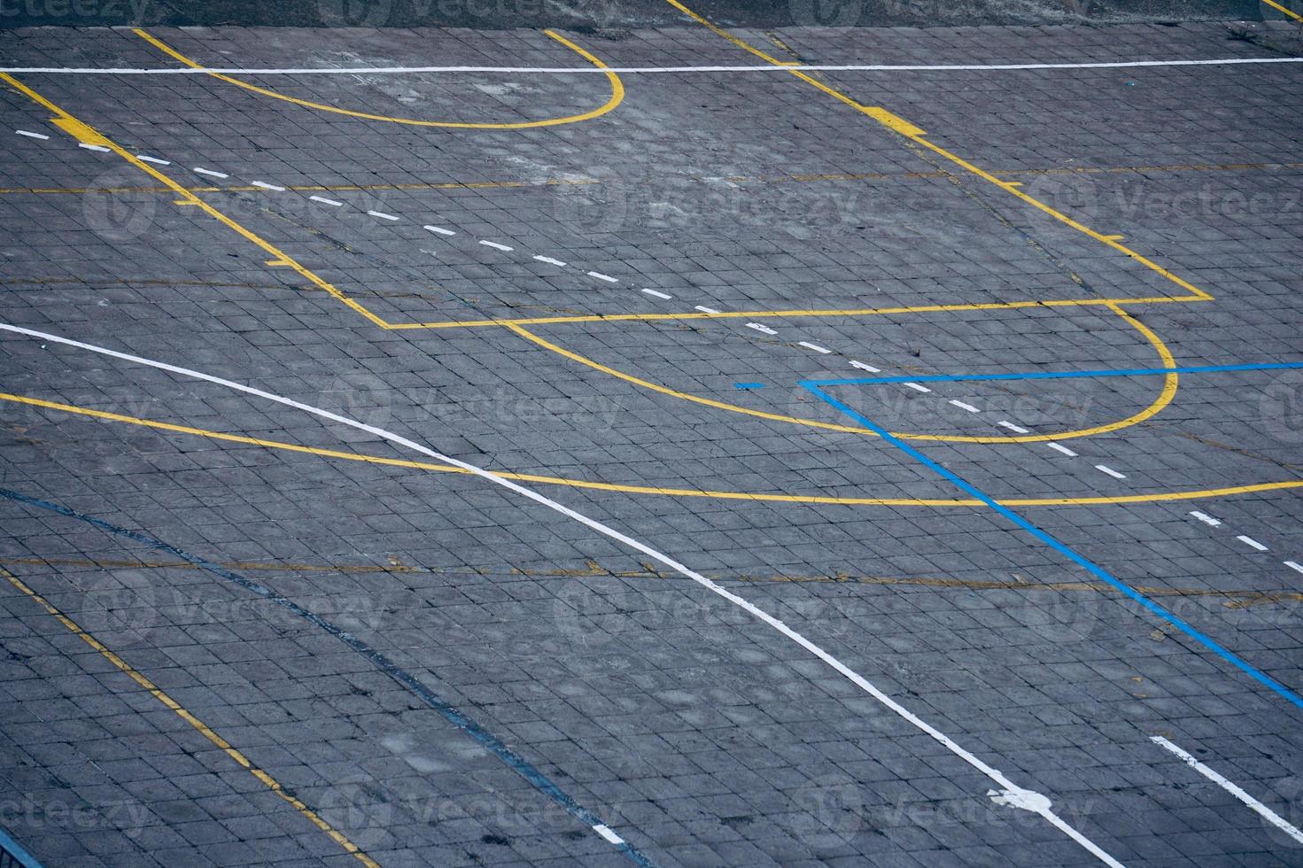 cancha de baloncesto calle foto