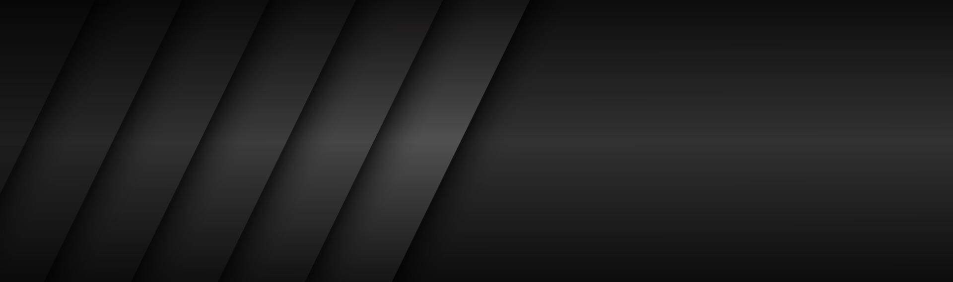 Abstract dark black and grey modern material header Technology banner