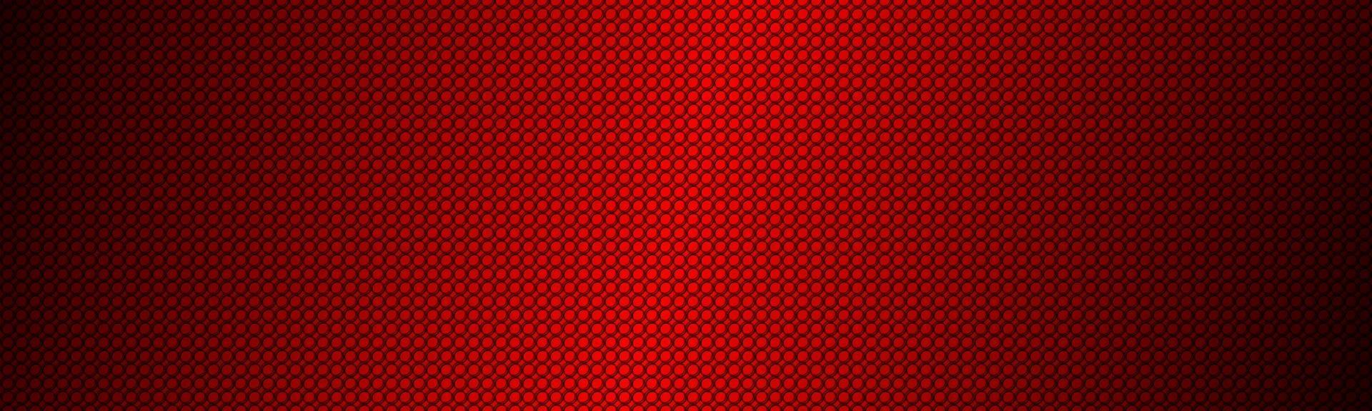 Red abstract textured circular header Modern circle geometric texture backbground Vector pattern banner