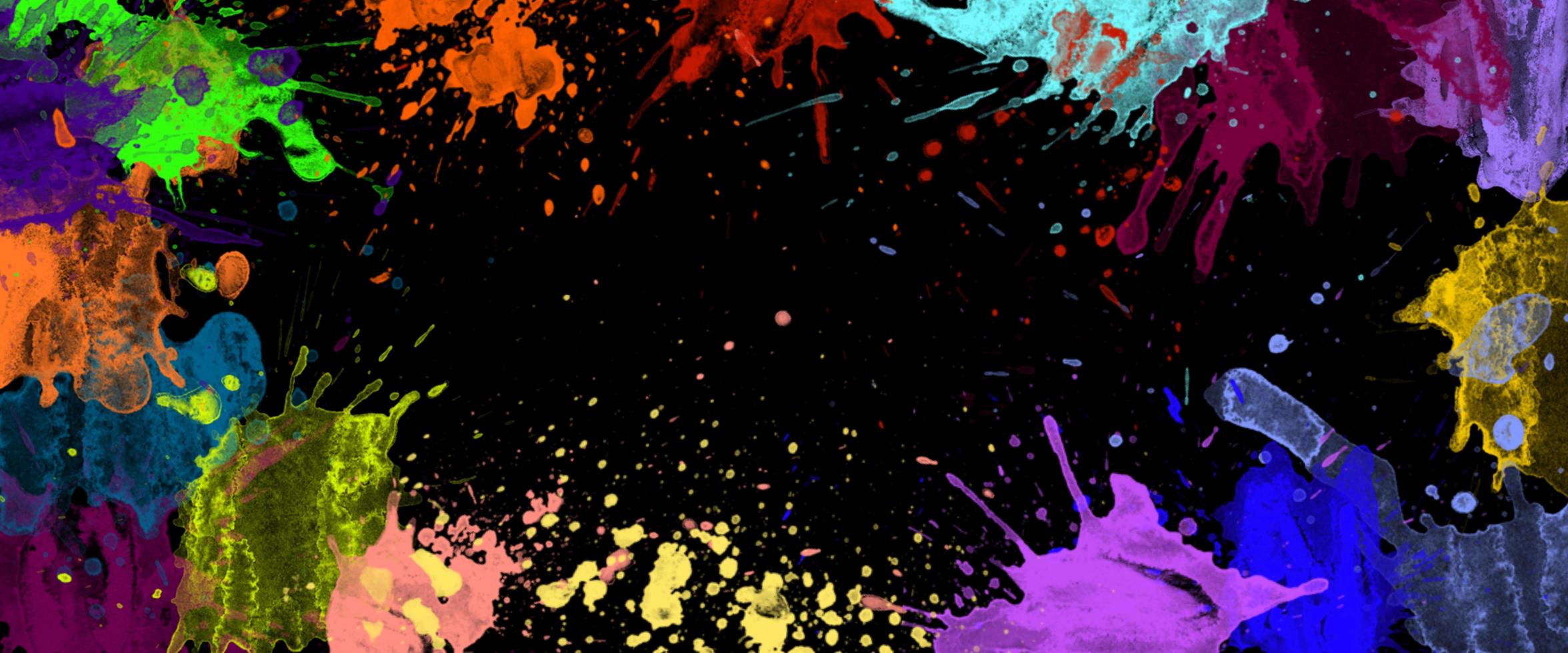 Splatter painting background photo