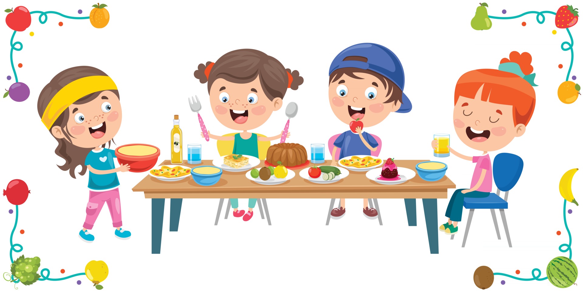 food for kids clipart