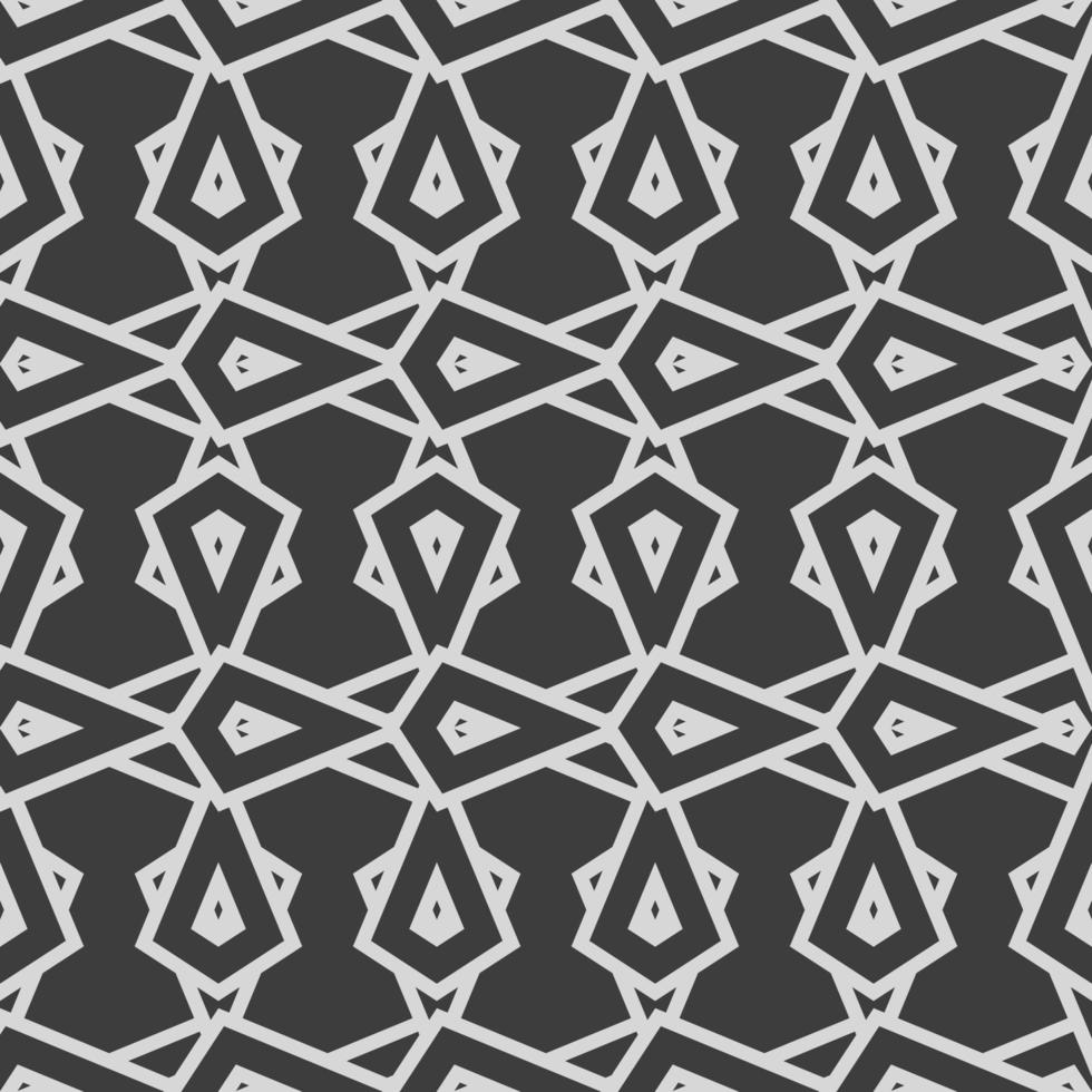 Geometric fabric abstract ethnic pattern vector