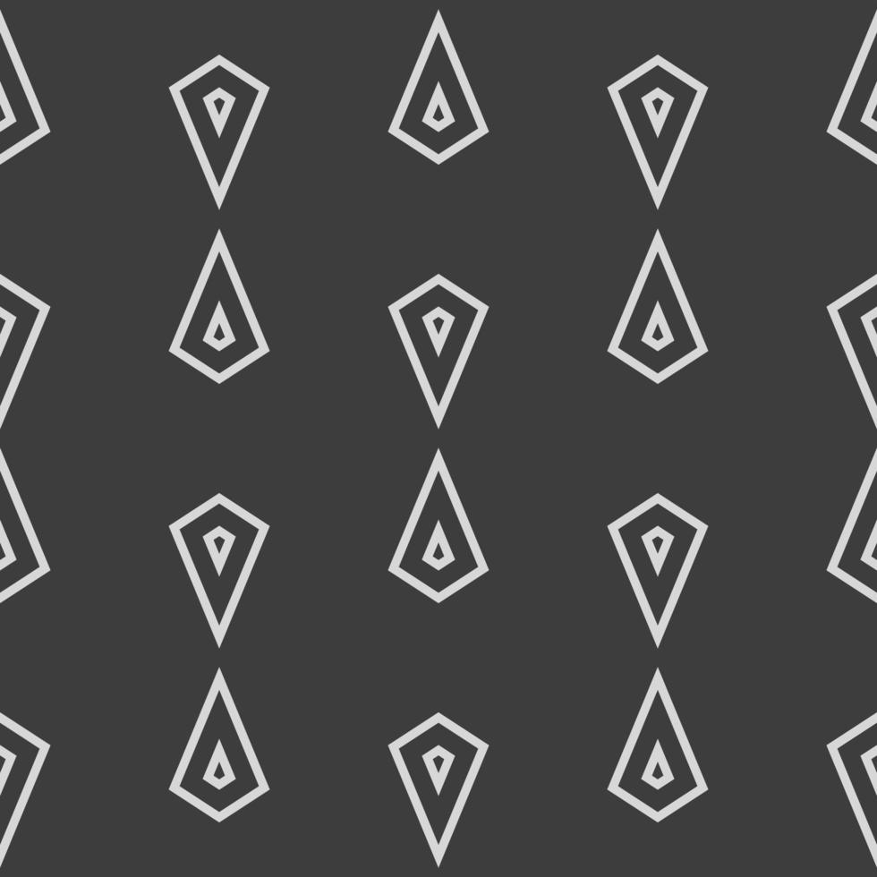 Geometric fabric abstract ethnic pattern vector