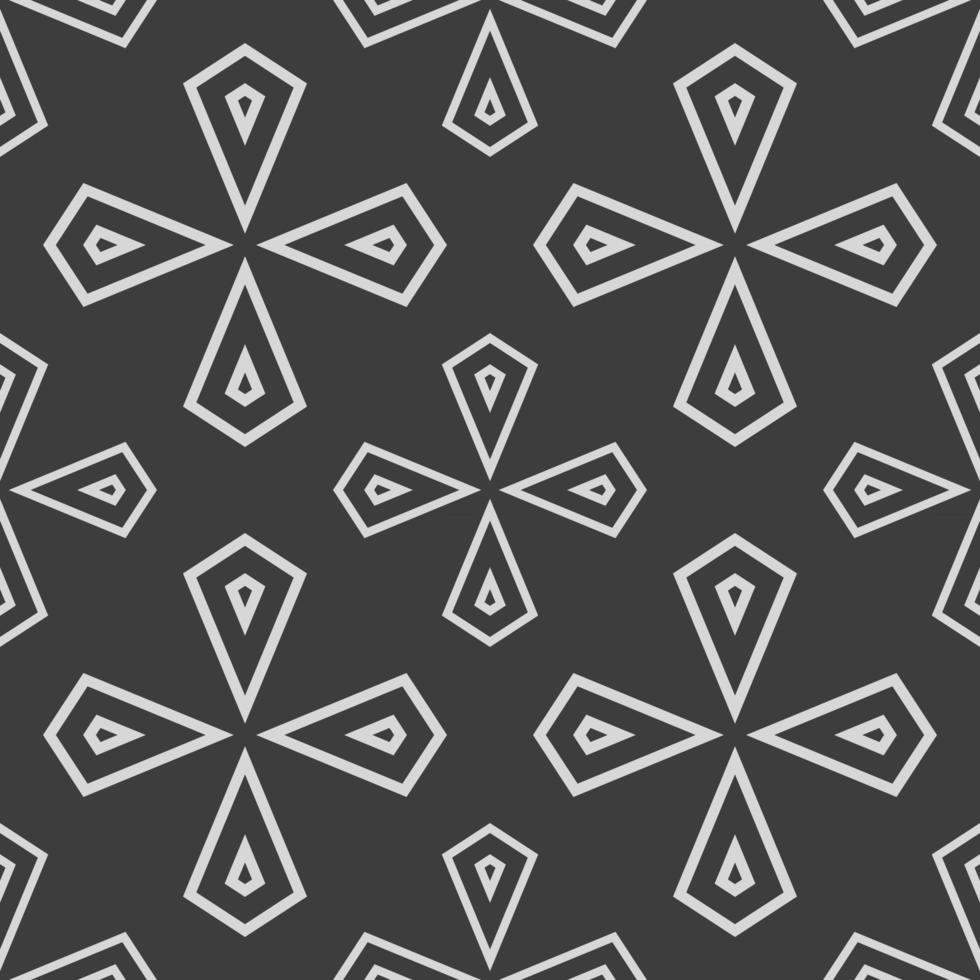 Geometric fabric abstract ethnic pattern vector