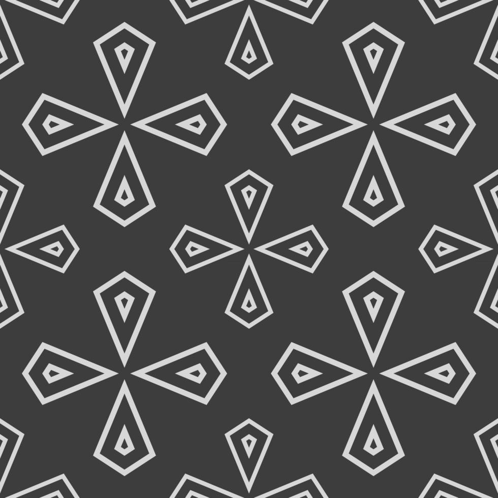 Geometric fabric abstract ethnic pattern vector