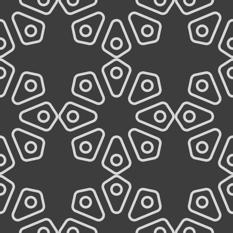 Geometric fabric abstract ethnic pattern vector