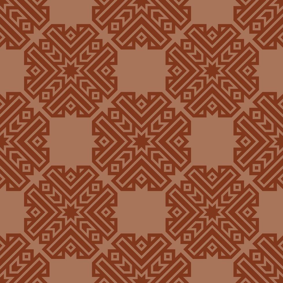 Geometric fabric abstract ethnic pattern vector