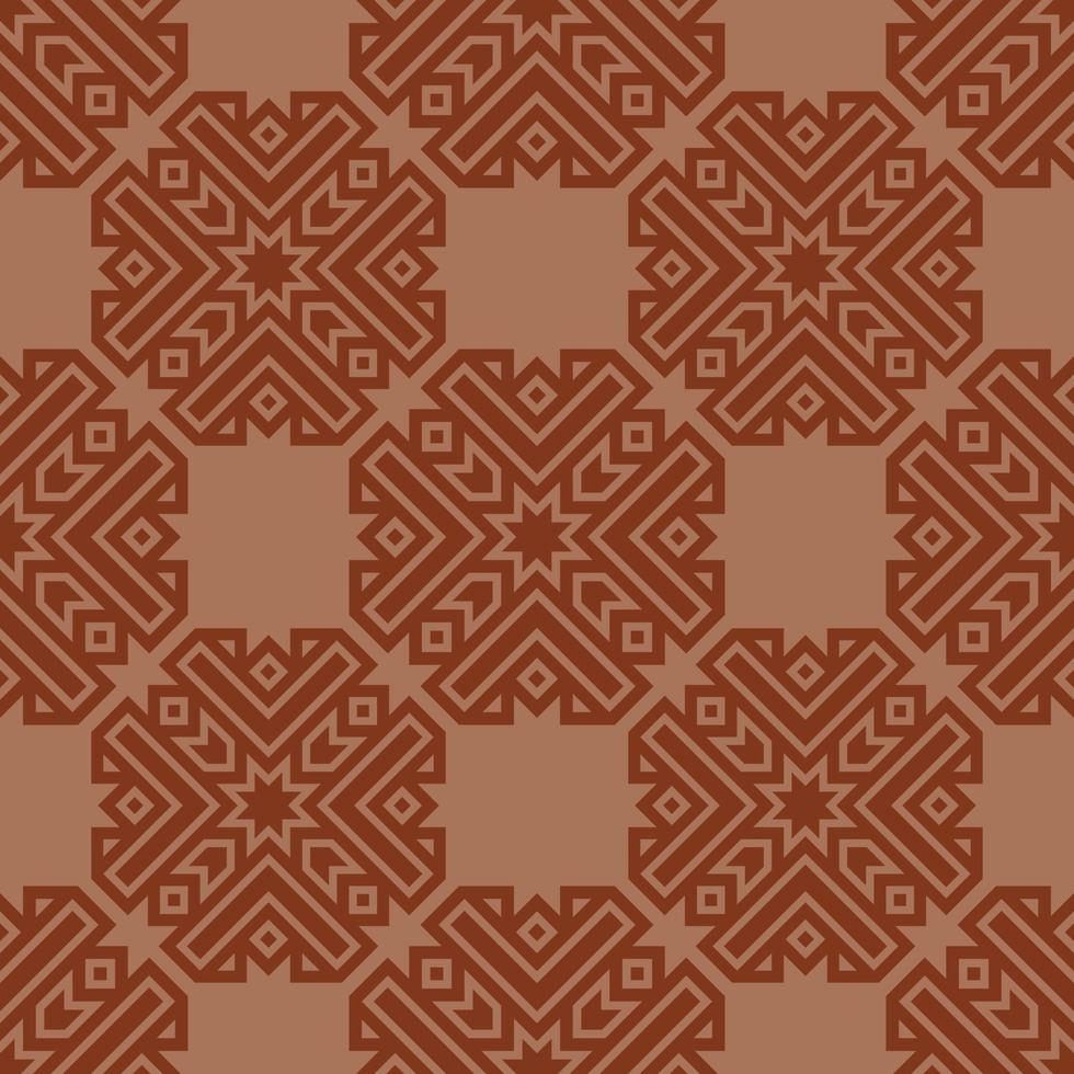 Geometric fabric abstract ethnic pattern vector