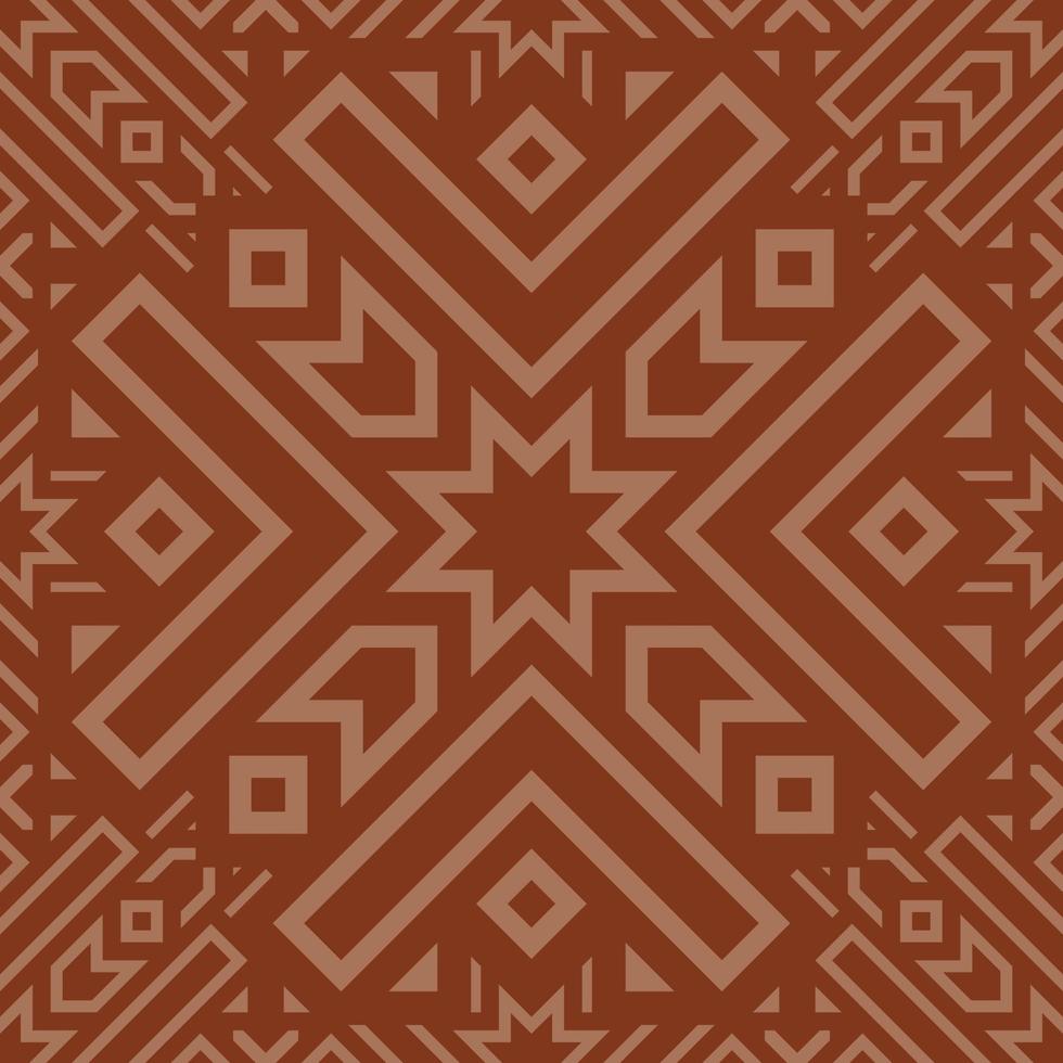 Geometric fabric abstract ethnic pattern vector