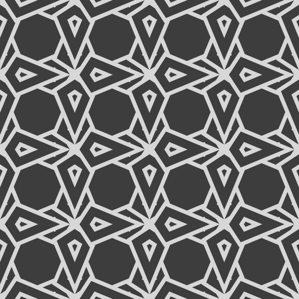 Geometric fabric abstract ethnic pattern vector