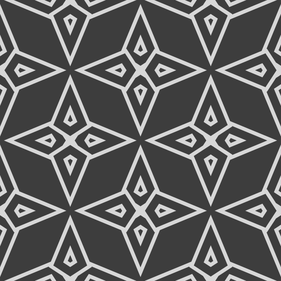 Geometric fabric abstract ethnic pattern vector