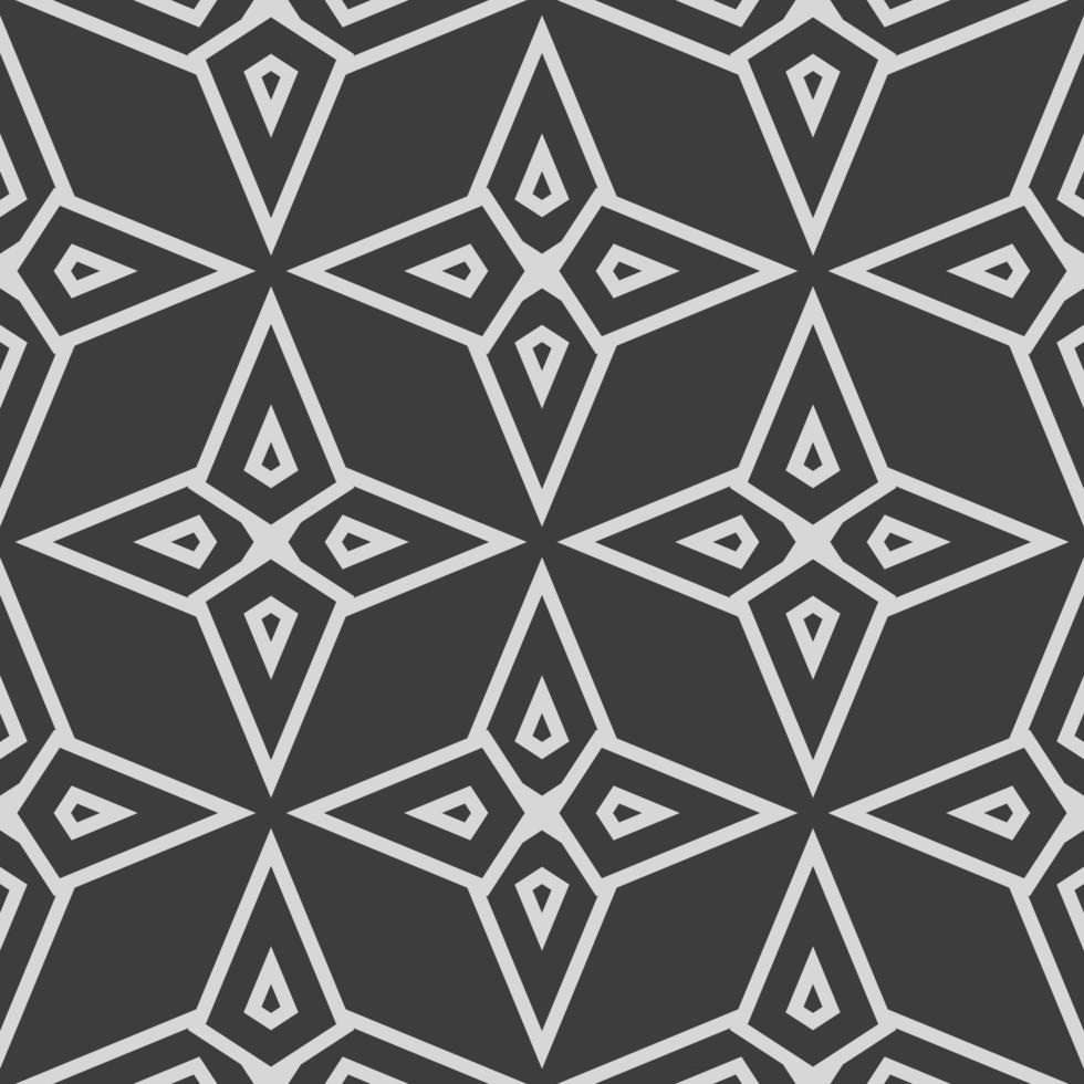 Geometric fabric abstract ethnic pattern vector