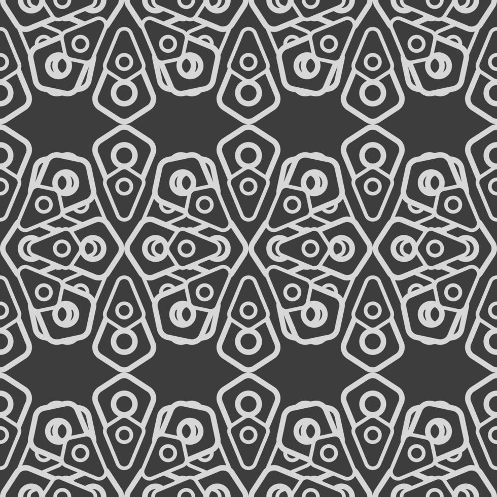Geometric fabric abstract ethnic pattern vector