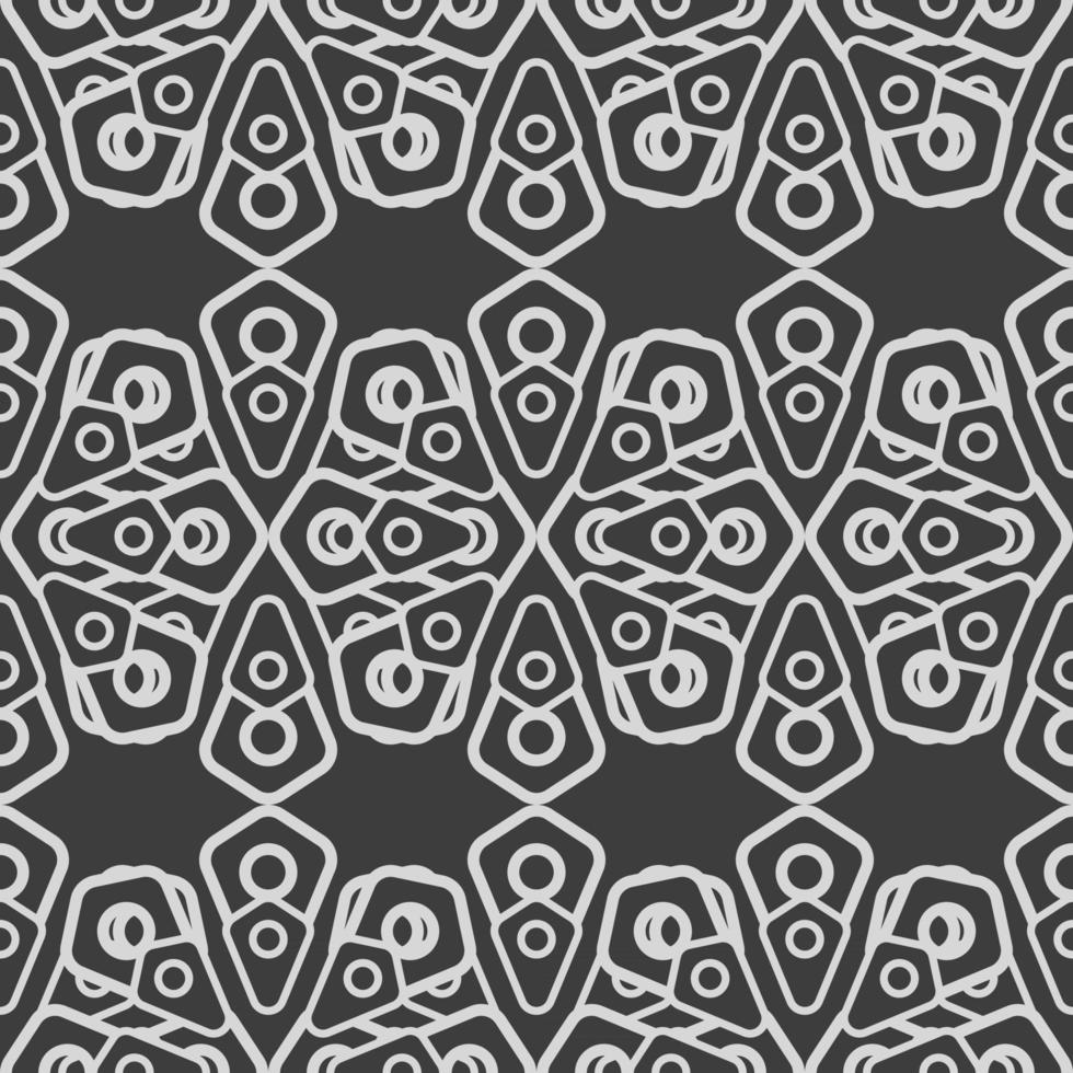 Geometric fabric abstract ethnic pattern vector