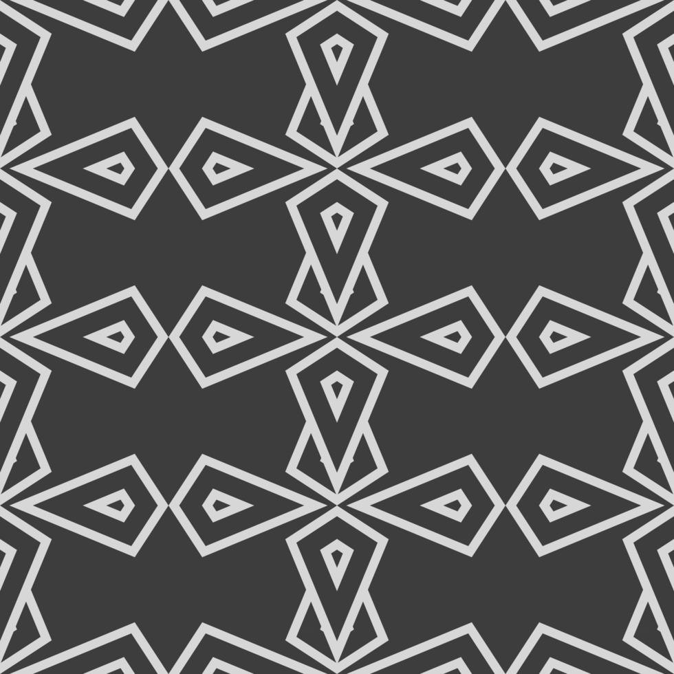 Geometric fabric abstract ethnic pattern vector