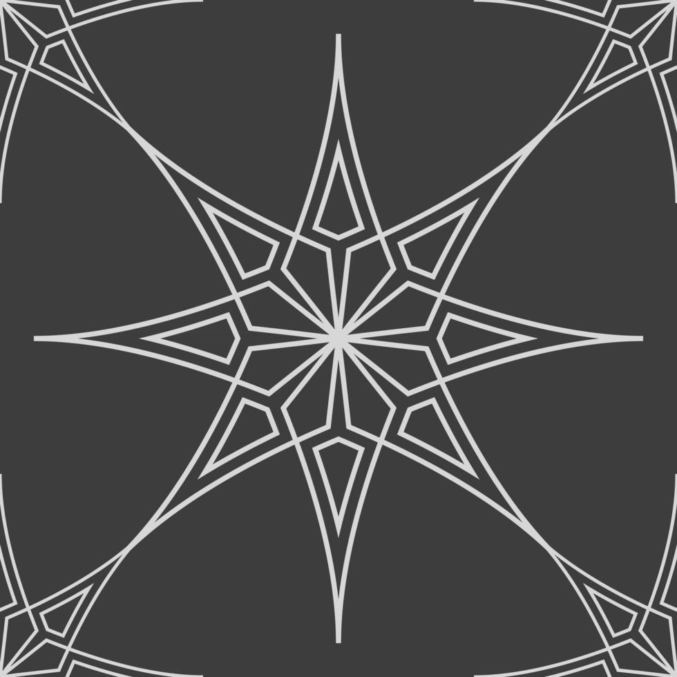 Geometric fabric abstract ethnic pattern vector