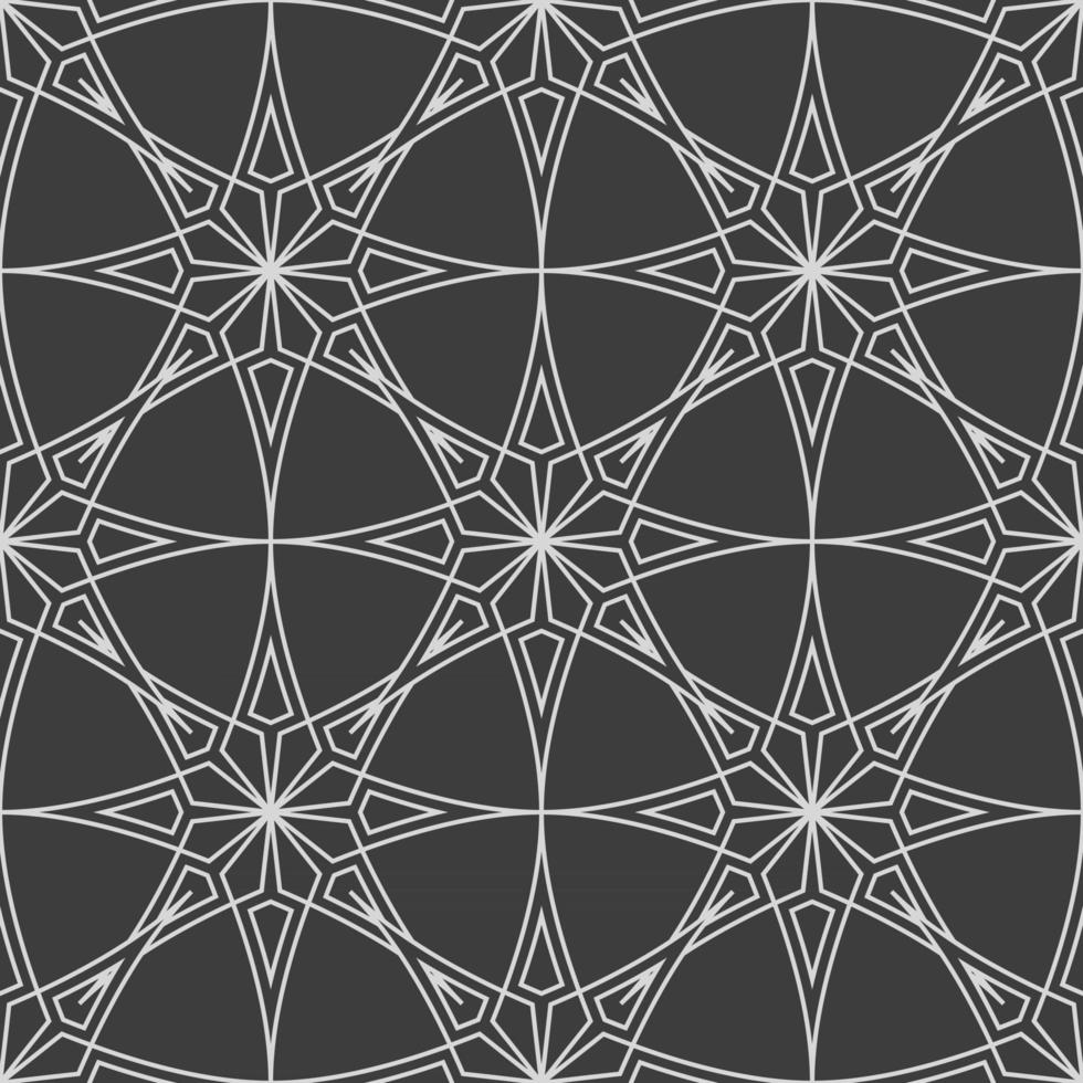 Geometric fabric abstract ethnic pattern vector