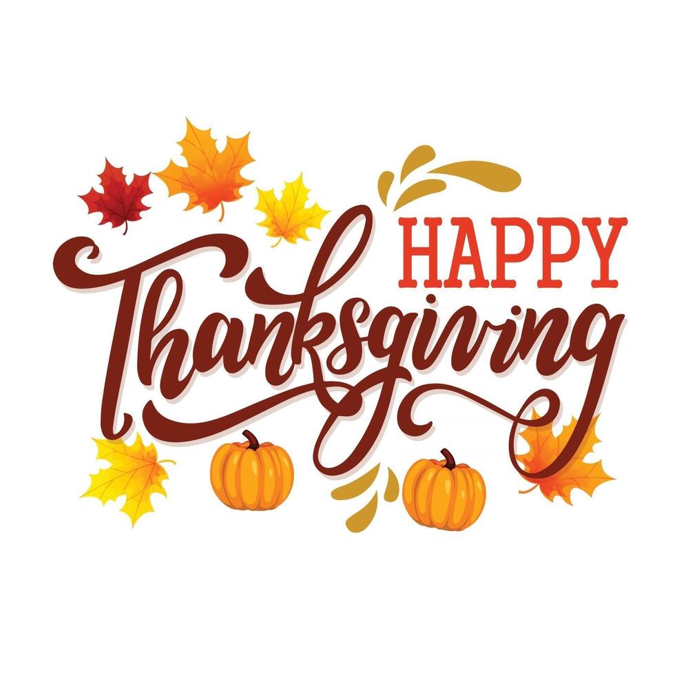 thanksgiving greeting card template vector