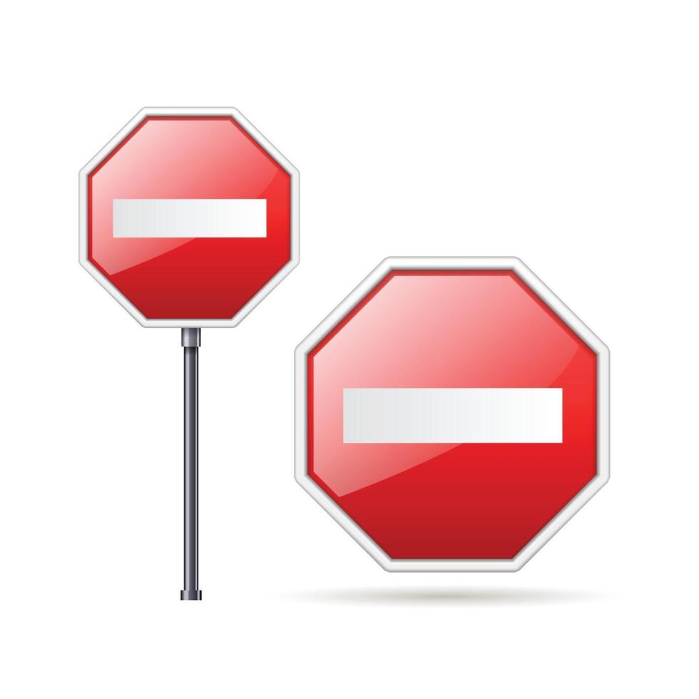 do not enter sign icon collection vector