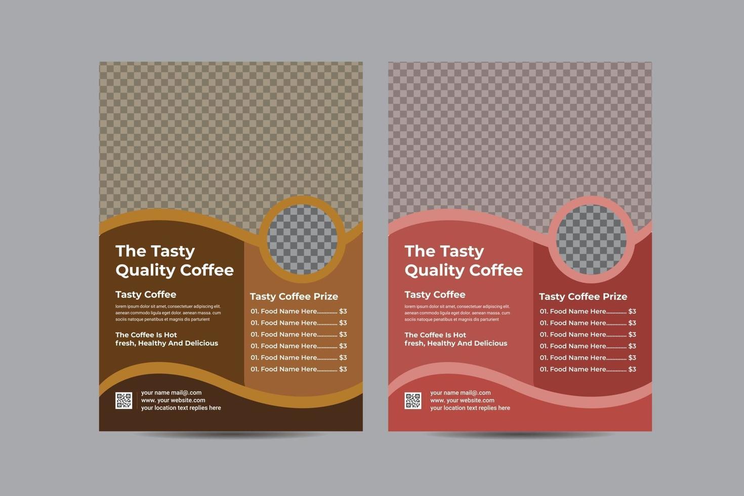 Vector Coffee House Flyer Poster Template