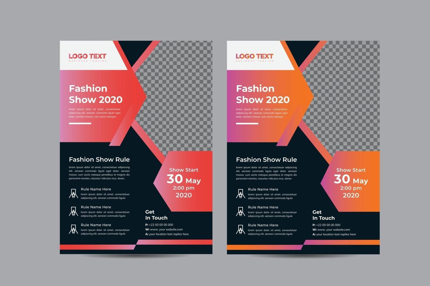 Fashion Big Sale Flyer Template vector