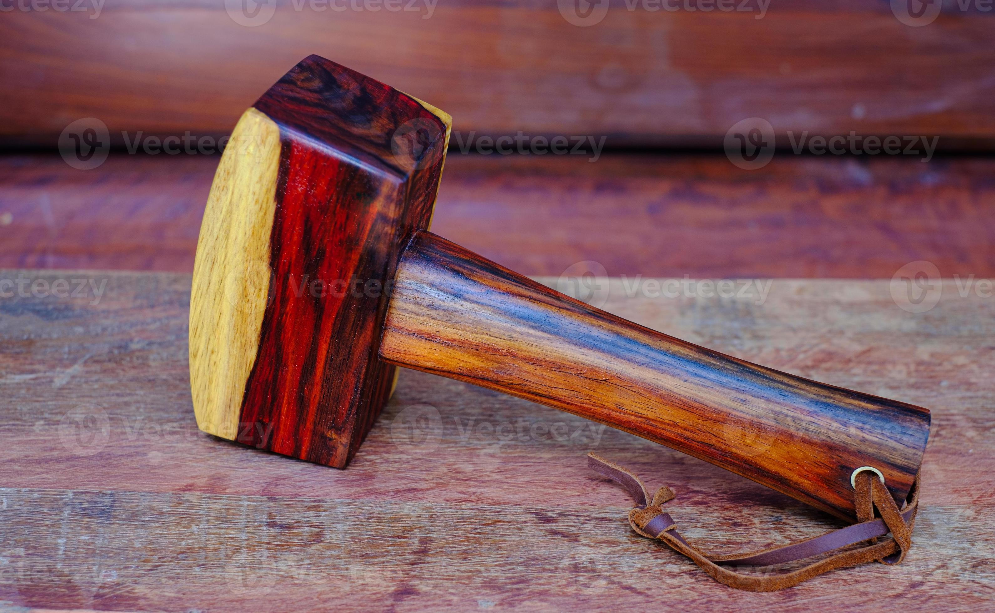 herramienta Antigua Mazo De Madera herramienta Antigua Mazo De Madera