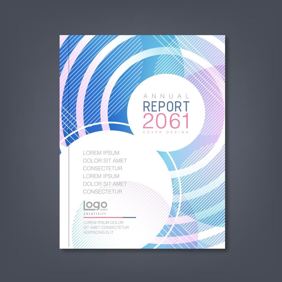 Modern Vector design template with abstract background design for corporate business annual report book cover brochure flyer poster