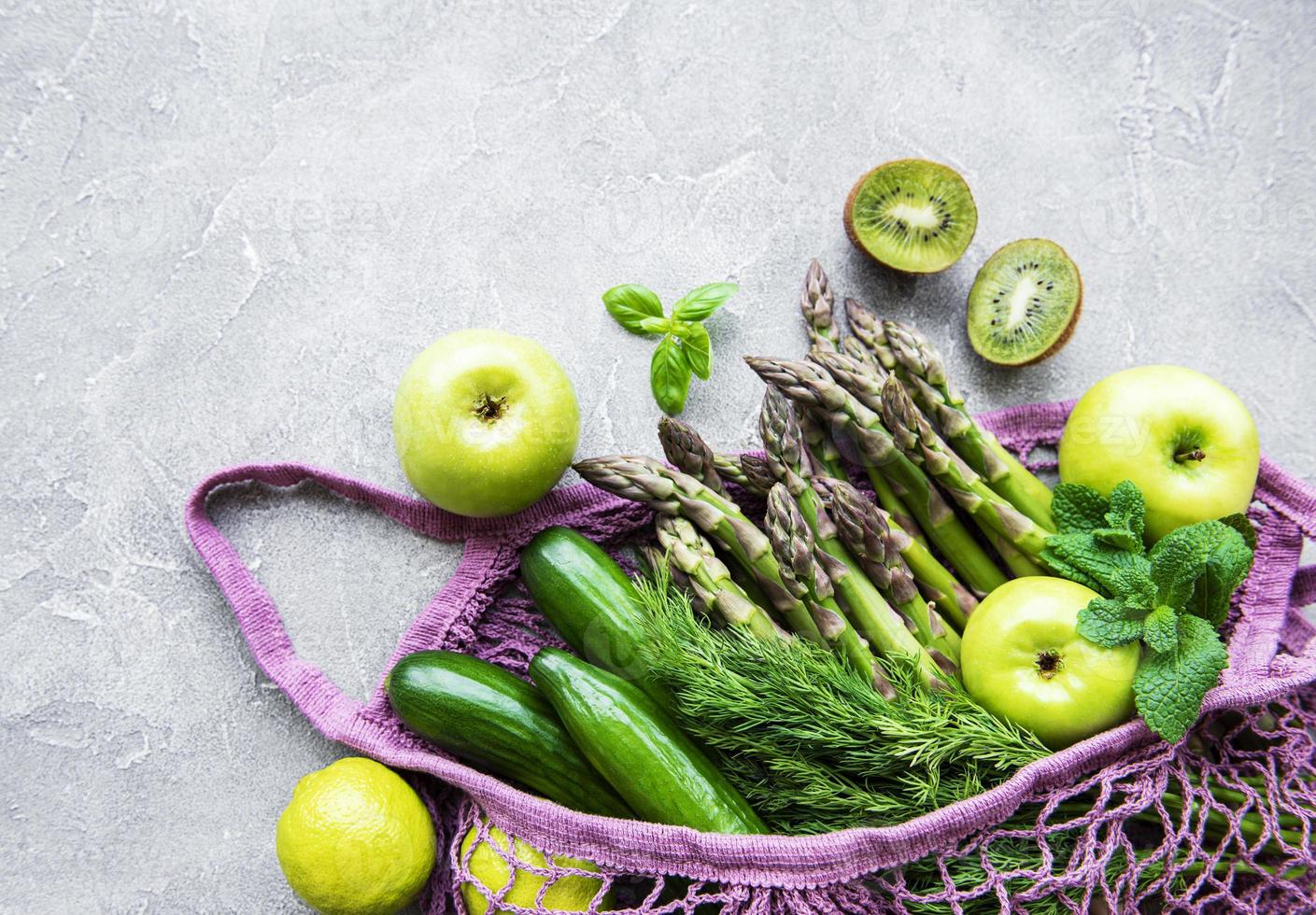 Fondo de concepto de comida vegetariana saludable foto