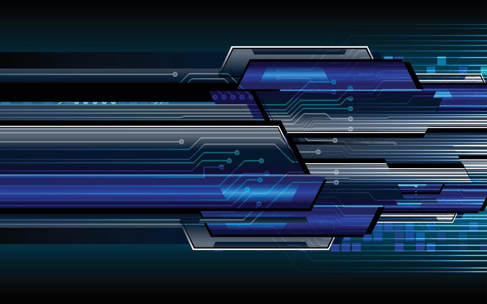 Fondo de concepto de tecnología futura de circuito cibernético vector