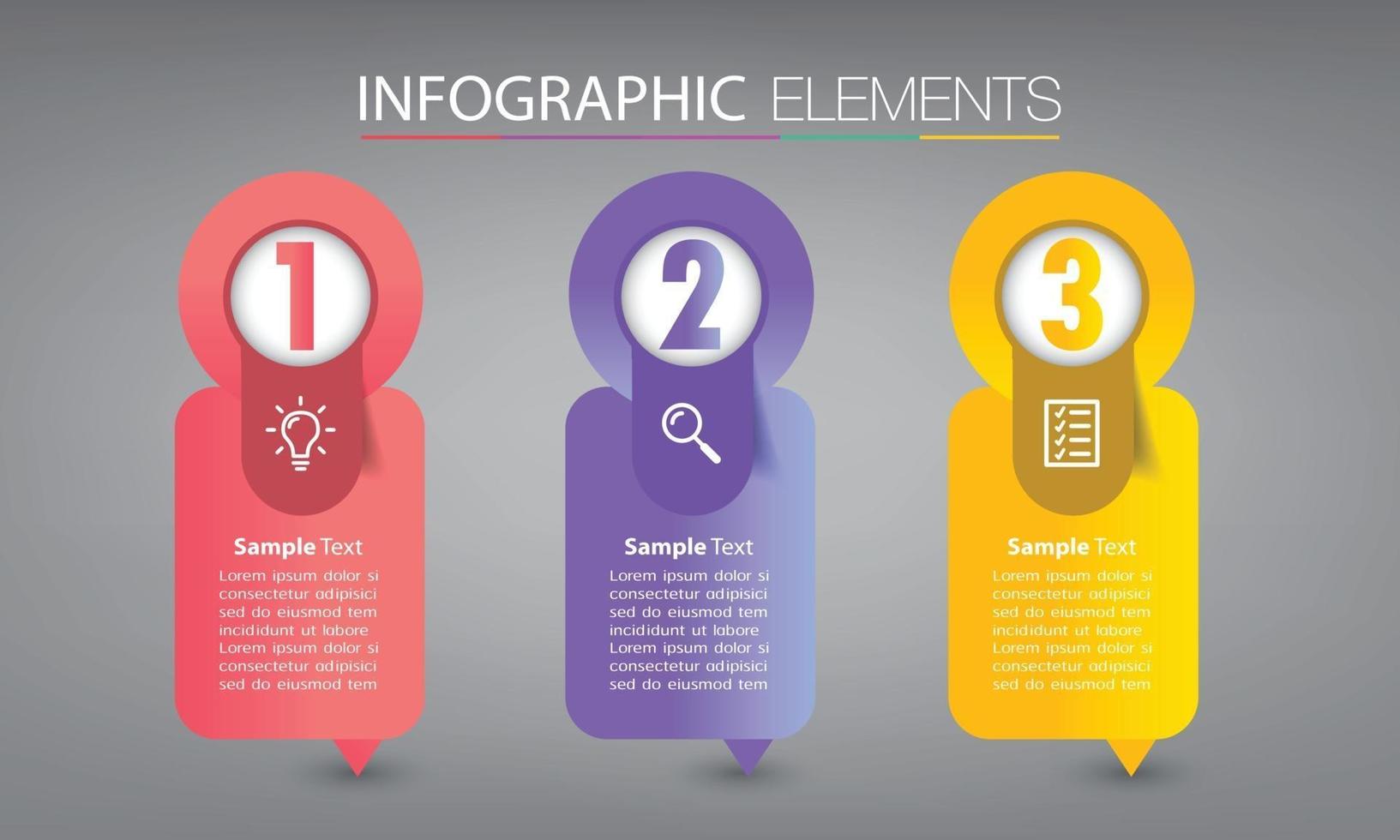 infografía de banner de plantilla de cuadro de texto moderno vector