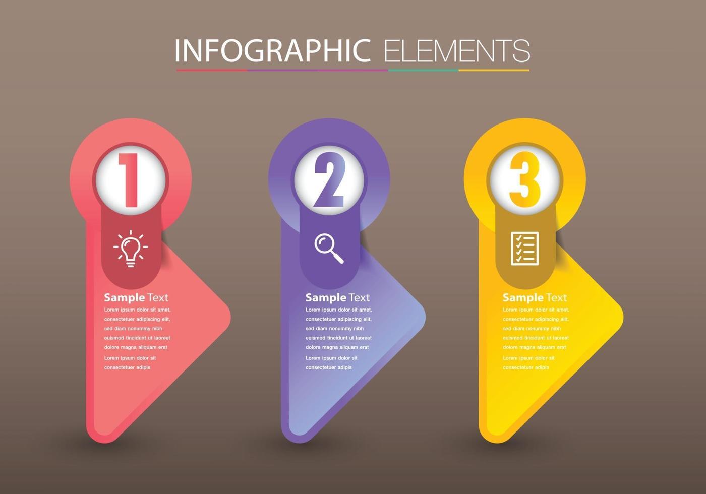 modern text box template banner Infographics vector
