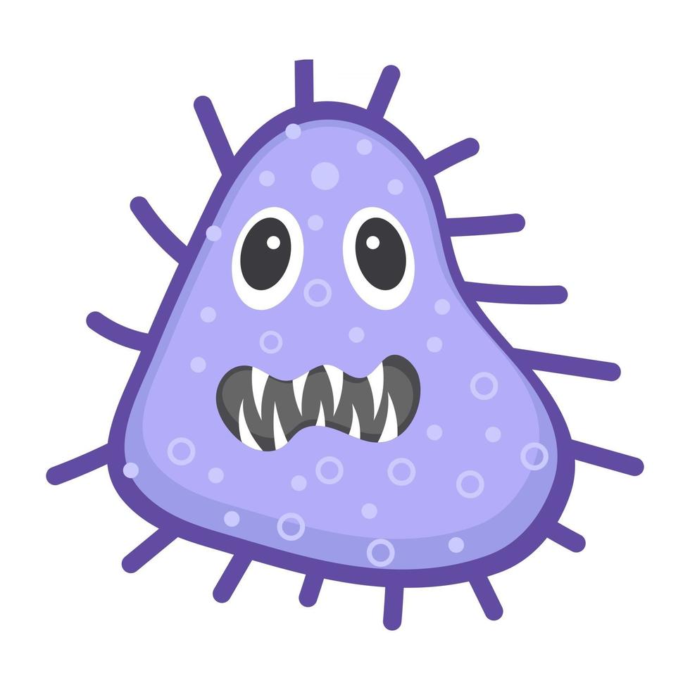 Microbe  Facial Expression vector