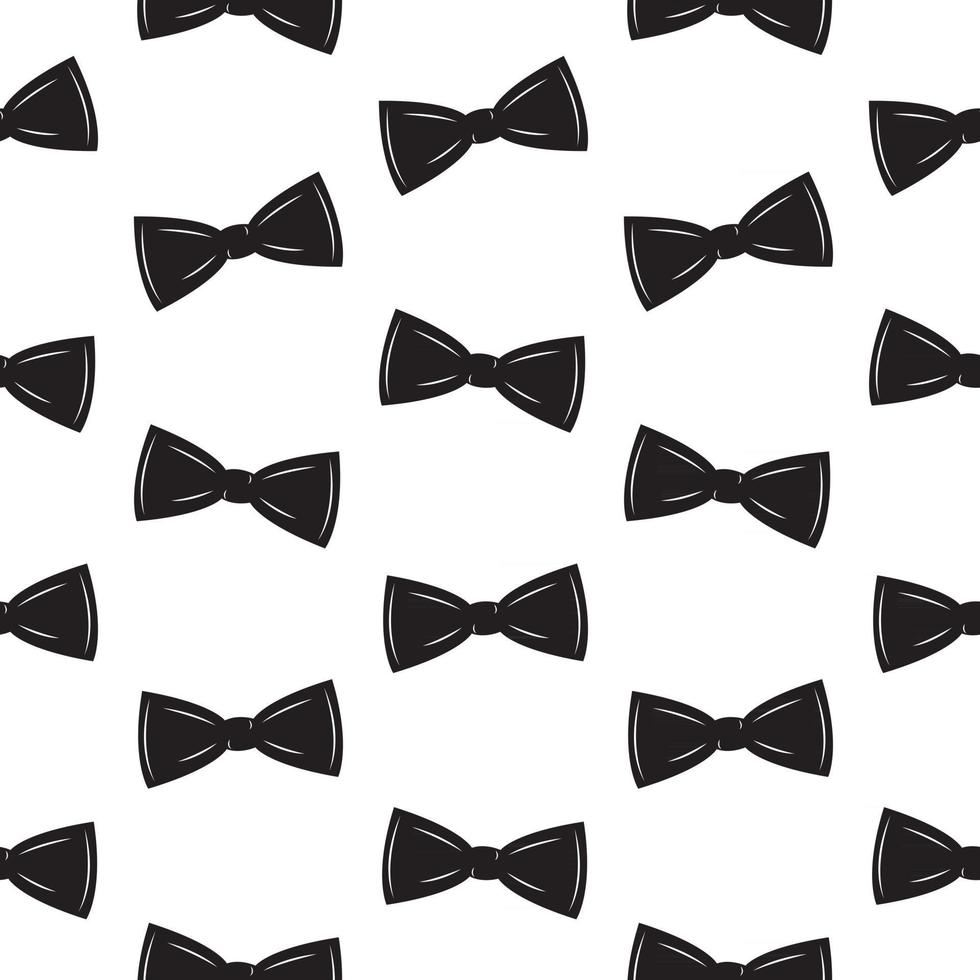 Bow Tie Seamless Pattern, Father's Day Background vector